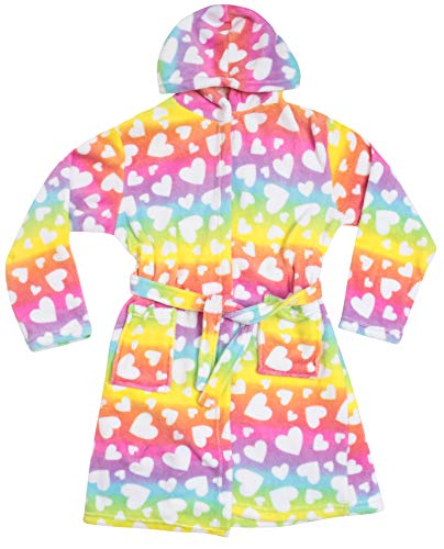 Just Love Hooded Plush Fleece Robe for Girls 75603-10421-14-16