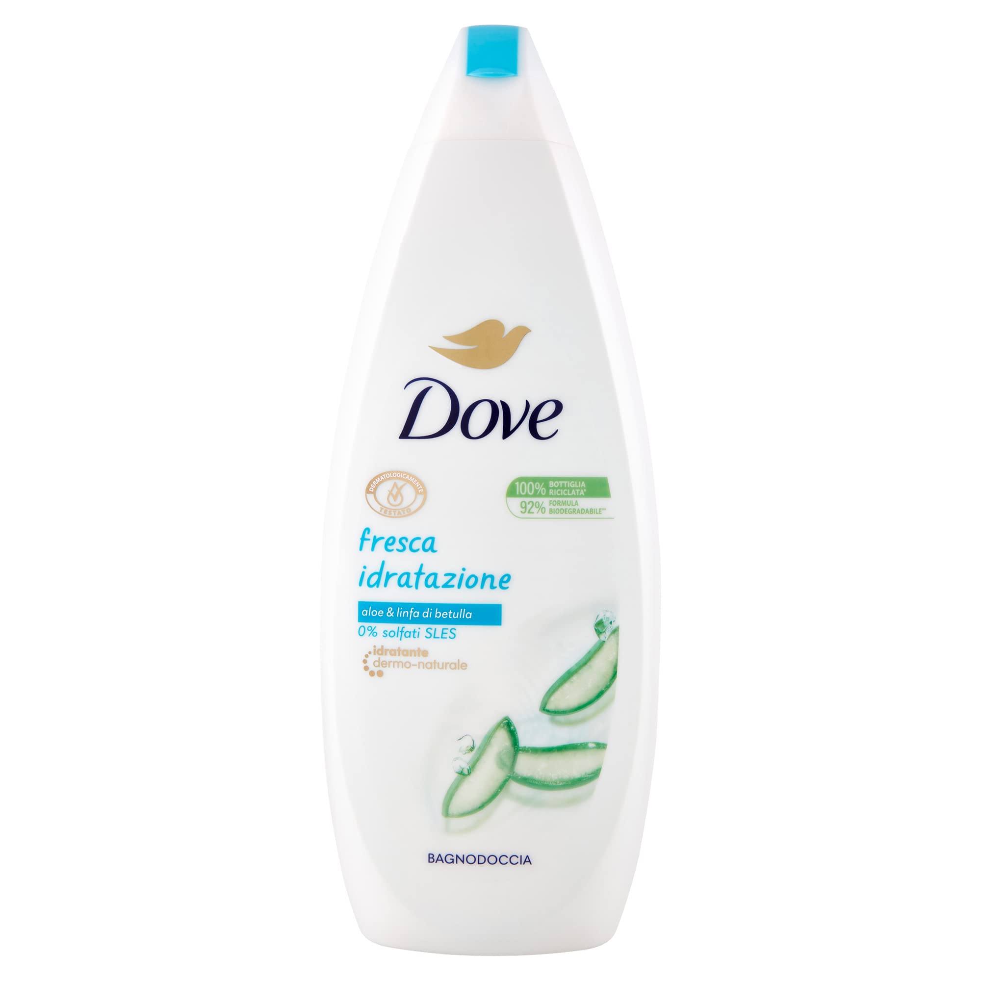DOVE Frisches Duschbad mit Feuchtigkeit 600 ml