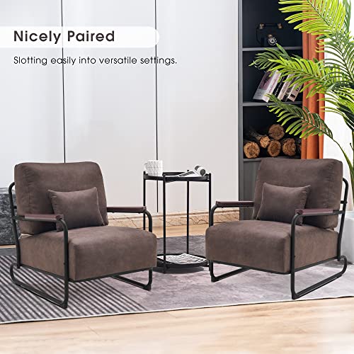 Sillón plegable Leathaire Tela Menta miniatura 4