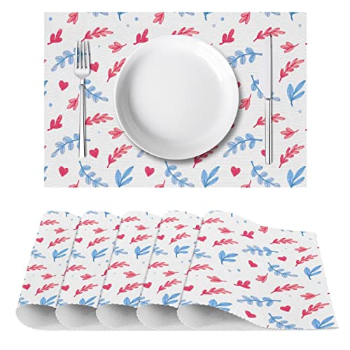 Sets de table aquarelle anti-glisse et thermorésistants pour table basse - 3