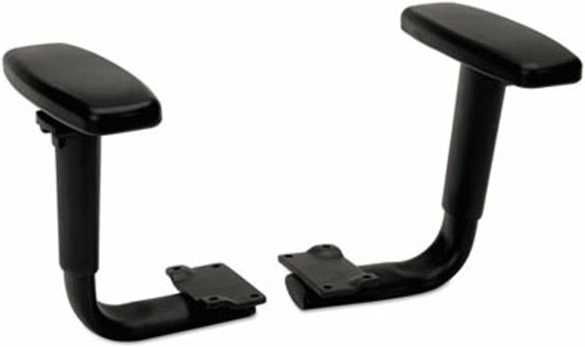 Height-Adjustable T-Arms for Volt Series Task Chairs, Black