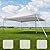 EROMMY 20x20ft Heavy Duty High Peak Party Tent, White Outdoor Canopy with Fire Retardant PVC Top, Event & Wedding Shelter for 80 People, Commercial Gazebo Carport