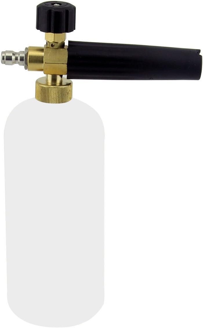 Obecome Adjustable Snow Foam Lance Washer Soap Car Wash Gun 1/4" F Inlet
