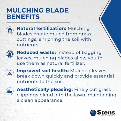 Stens 335-715 Mulching Blade, Replaces Mtd 742-0640 942-0640 by Stens - Image 6