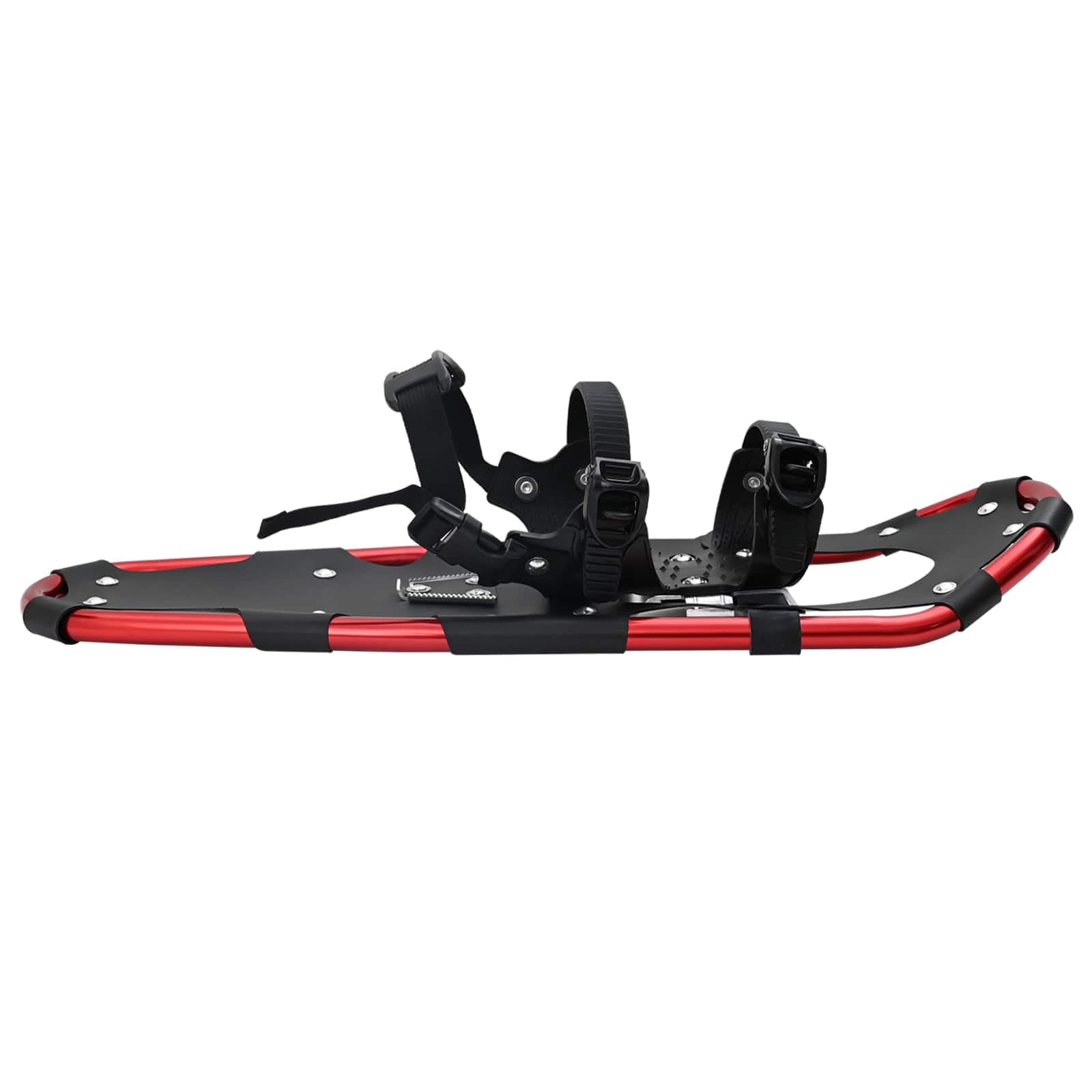 Raquettes à Neige 3 en 1 avec bâtons de randonnée Rouge et Noir,Raquettes à Neige,3.32kg-42021431