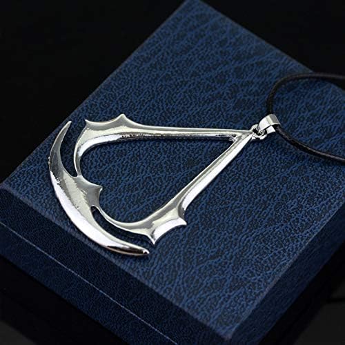 MOONNIGHT STORENecklace Cosplay Pendant Silver Necklace Unity Stainless Steel Pendant Necklace for Men Women