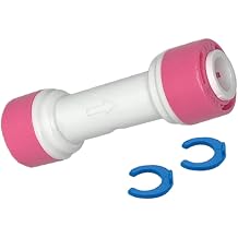 1/4" Check Valve, RO Water Tube Fitting, Back Flow Prevention, Inline Straight Union. Quick-Connect Check Valve, for RO Water Systems, and Water Purifiers