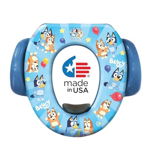 Bluey Soft Potty Seat - Potty Training Toilet Seat, Soft Cushion, Baby Potty Training, Safe, Easy to Clean