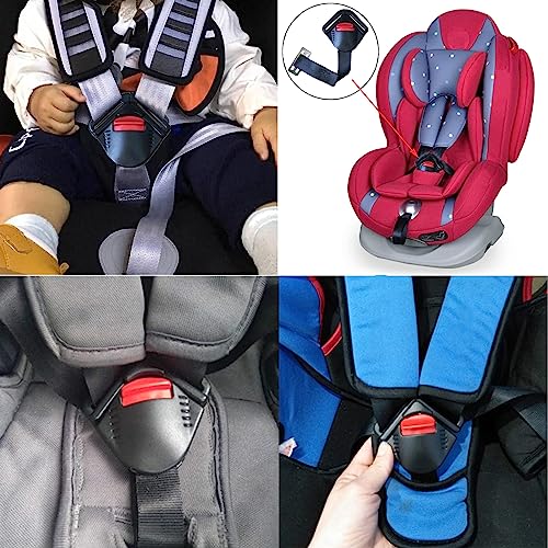 Universal Baby Seat Chest Harness Clip and Child Seat Safety Belt Clip Buckle Universal Replacement for Kids Trend Adjustable Guard - Thumbnail 5