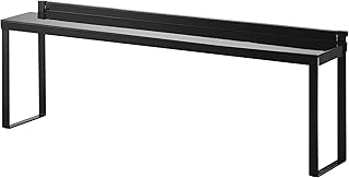 山崎実業(Yamazaki) コンロ奥 隙間 ラック ブラック 約W58XD11XH19.5cm タワー コンロ奥カバー 奥に置くだけ ゴミや汚れをガード 4784