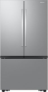 Samsung 27 cu. ft. Mega Capacity Counter Depth 3-Door French Door Refrigerator with Dual Auto Ice Maker, Stainless Steel, RF27CG5100SRAA