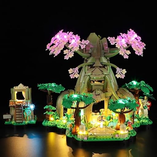 YEABRICKS Luz LED para 77092 The Legend of Zelda Great Deku Tree 2 en 1 modelo de bloques de construcción (juego de construcción no incluido) | Ya disponible en tu tienda friki favorita! En mundofriki.es!