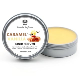 Caramel Vanilla | Natural Solid Perfume | Fragrance Balm 15ml | Scent | Cruelty-Free | Alcohol-Free | PPG | Handmade In UK