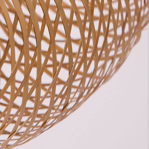 Suspension bambou naturelle pour réchauffer un éclairage trop froid - 4