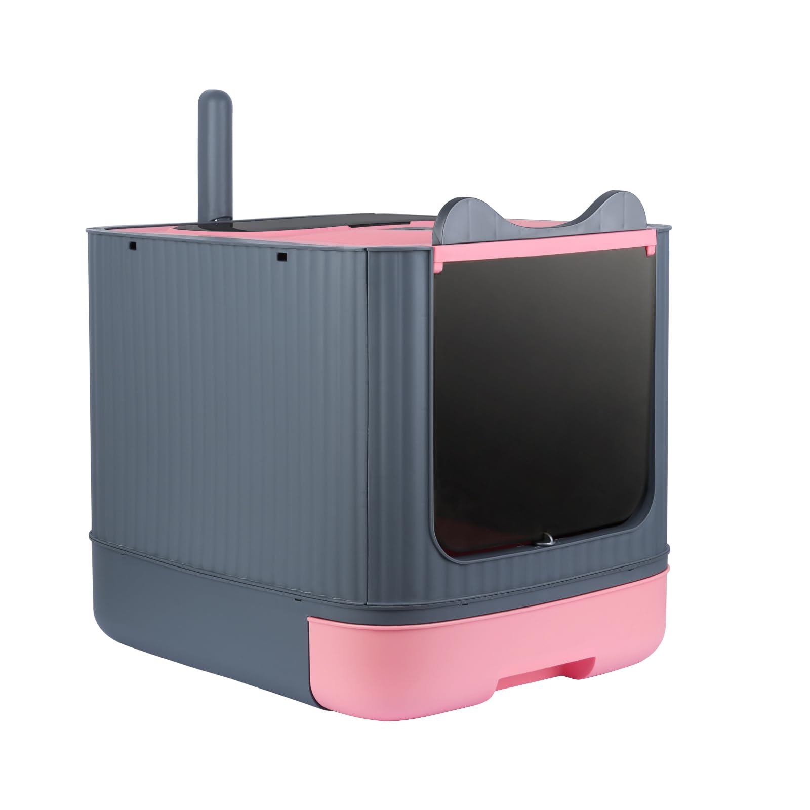 Bac litière automatique autonettoyant rose pour éliminer les corvées