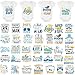 EoBeCy 36 Sheets Baby Shower Games Iron on Transfers for T-Shirts, Cute Baby Boy DTF Transfers Ready to Press Heat Transfers Vinyl, Iron on Patches Decals for Baby Clothes Bibs Bodysuit DIY Crafts