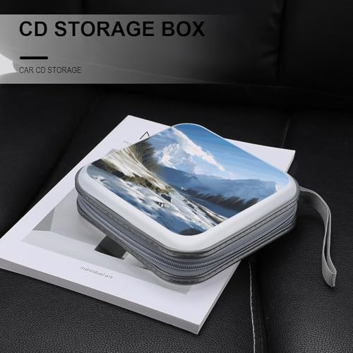 Étui à CD Saint-Valentin, pochette rigide 40 disques design de montagne - 5