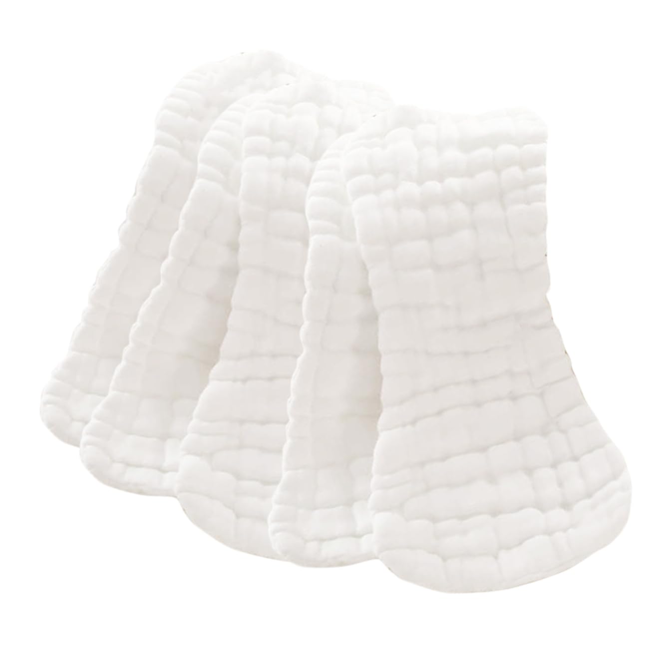 Abaodam 5pcs Reusable Diapers for Cotton Nappies High Absorbency Breathable Leakproof Easy to Wash for Newborns Boys and Girls