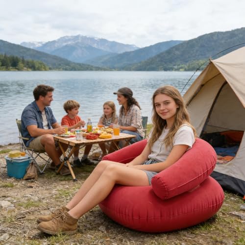 Tumbona cómoda y sofá hinchable para exterior o playa 4