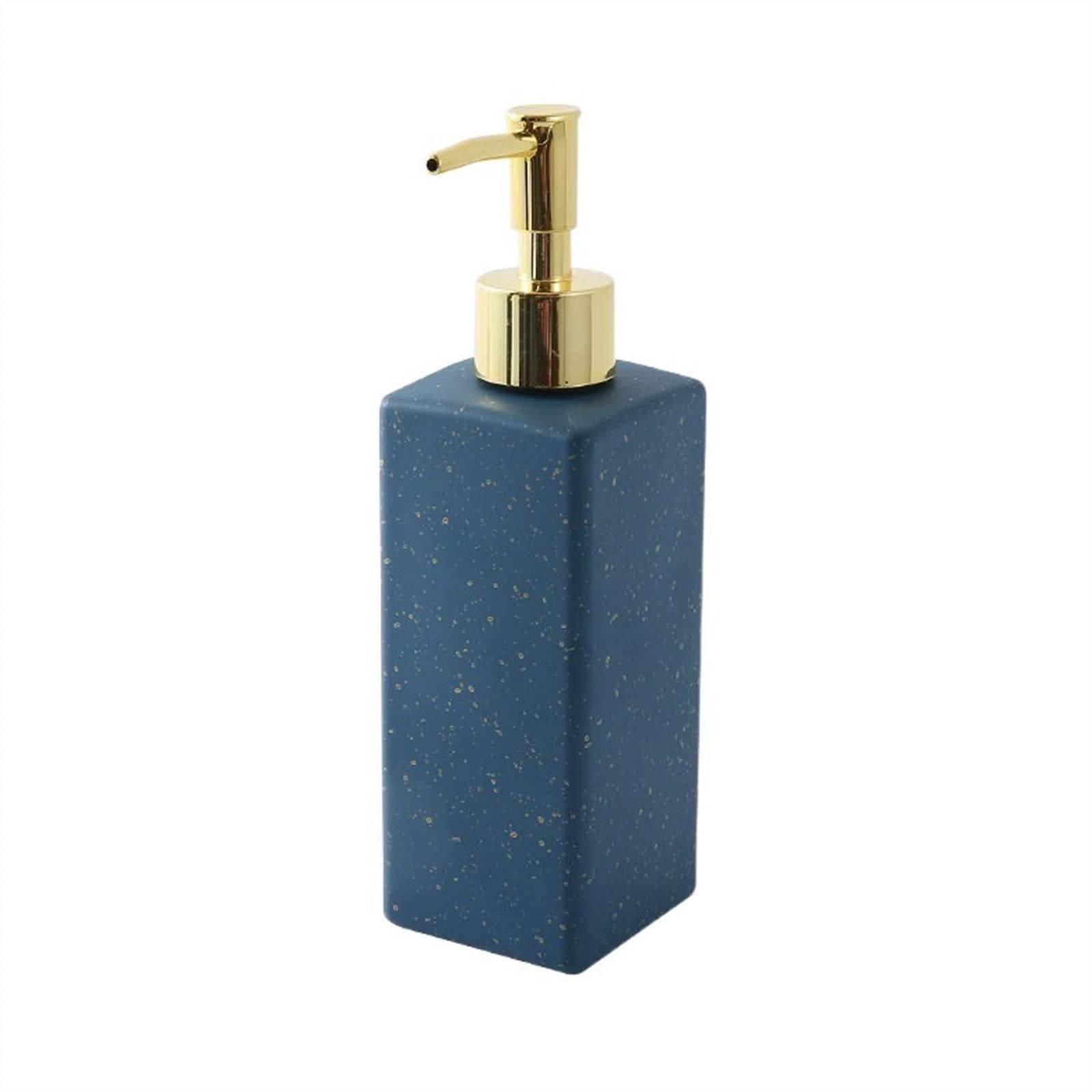 Kitchen Soap Dispenser Lotion Bottle Press Shampoo Bath Gel Separate Bottle Ceramic Soap Dispenser for Hotel Household Kitchen Liquid Dispencer Container Handsoaps Dispenser(A)