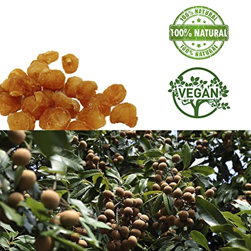 image for DABC OAK LAND DOL Natural Dried Longan Fruit 100% Fruit Meat,Thailand 