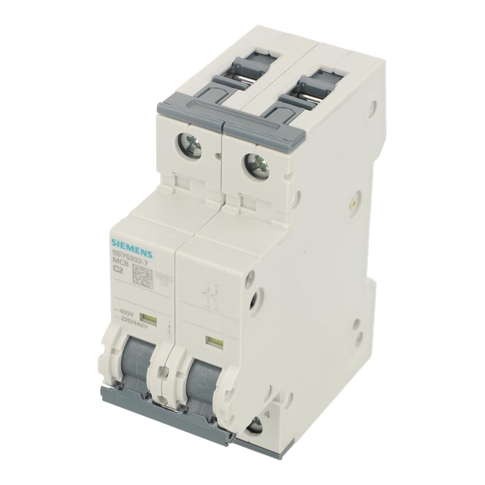 Siemens 5sy5 interrupteur automatique bipolaire 2A courbe C la haute precision allemande