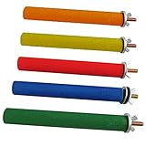 Keersi - Percha lima uñas de madera para jaula de pájaros