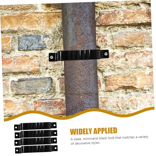Sangles de fixation gouttière aluminium - Support robuste de tuyau pluvial