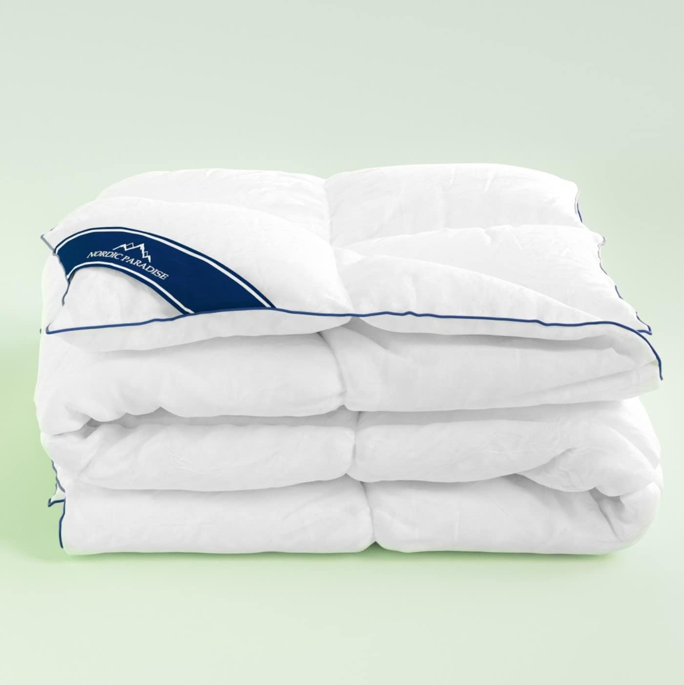Nordic Paradise Oreiller Duvet De Canard Français Deluxe 60x60 Cm – Moelleux, Anti-Acariens, 100% Naturel Pour Sommeil Réparateur