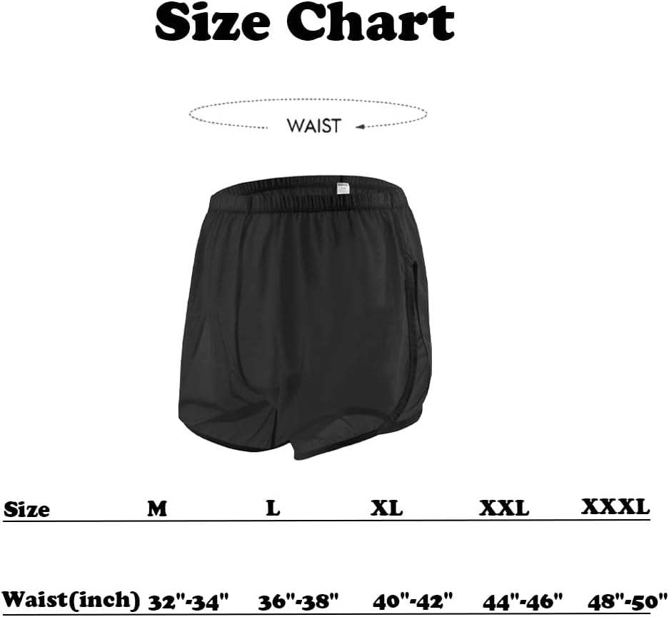 ZONBAILON Men's Boxer Shorts Loose Split Side Mesh See-Through Sexy Breathable Underwear M L XL 2XL 3XL - Image 6