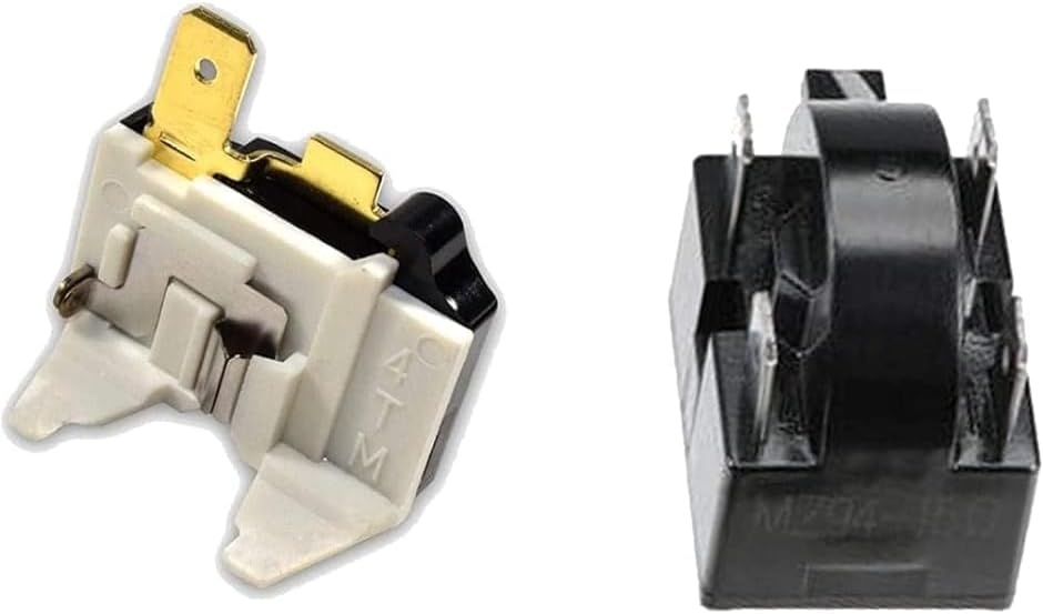 M&M HARIS Compressor Relay (4 Pin) + Overload Protector Suitable for Single Door & Double Door Refrigerators. (100 Ltr to 350 Ltr)
