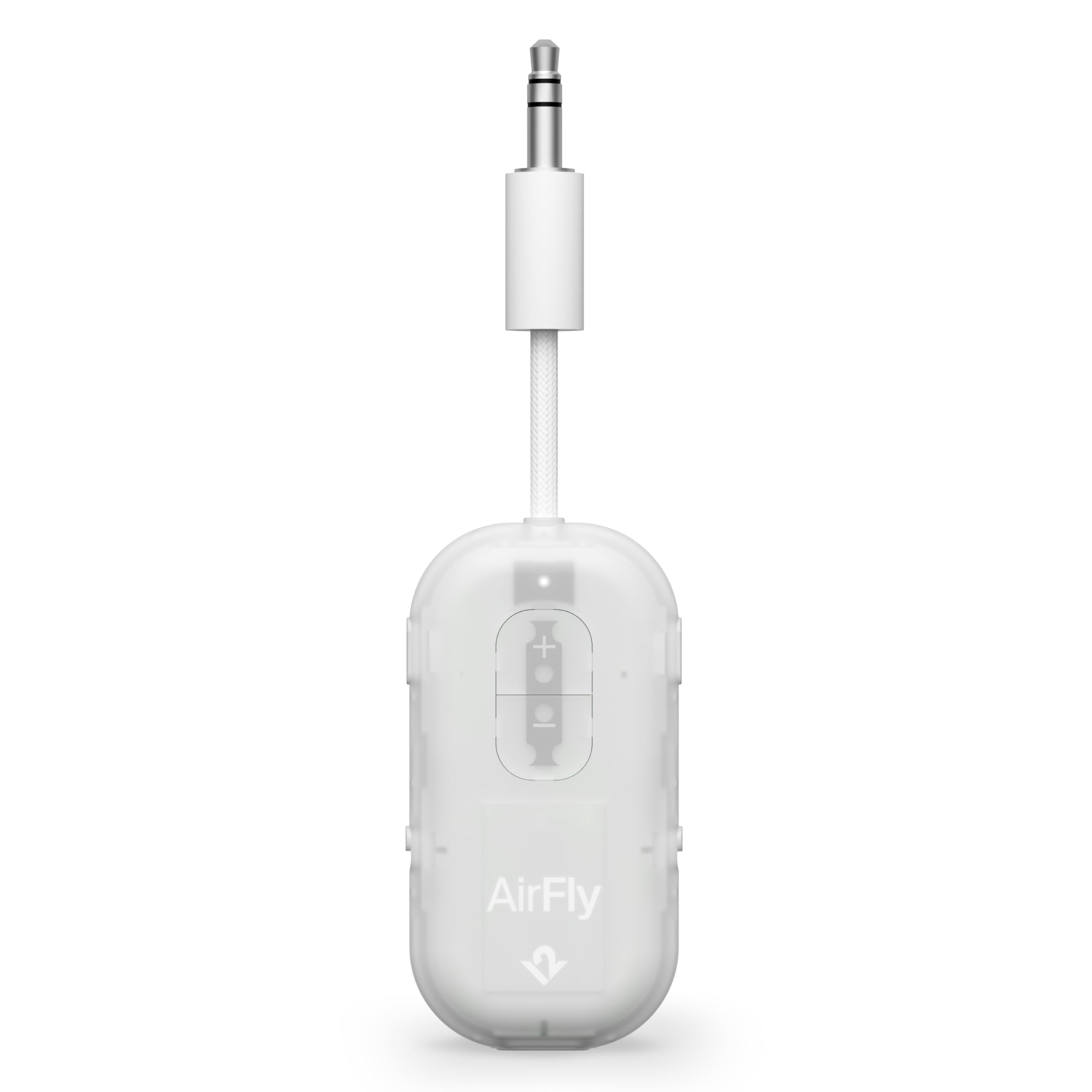 Twelve South AirFly Pro 2, Bluetooth Adapter, Pair 2 AirPods, Glacial White