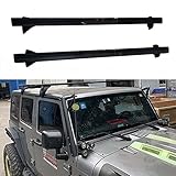 【MATERIALES DE ALTA CALIDAD】 La barra transversal del automóvil está hecha de aleación de aluminio de alta calidad con resistencia a la corrosión y capacidad de carga. Debido a su alta dureza y alta resistencia, la barra transversal no se deforma ni dobla fácilmente.