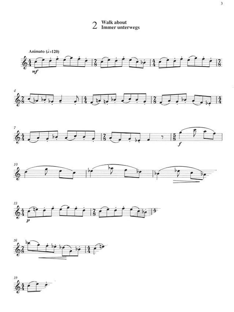 20 Modern Studies for Solo Saxophone by James Rae (1989-01-01)      Sheet music