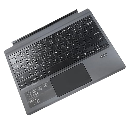 Teclado inalámbrico Bluetooth compacto recargable panel táctil tableta Pro 7 6 5 4 5