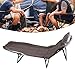 Folding Camping Cot Single Person Outdoor Sleeping Cots Bed for Swimming Beach Terrace