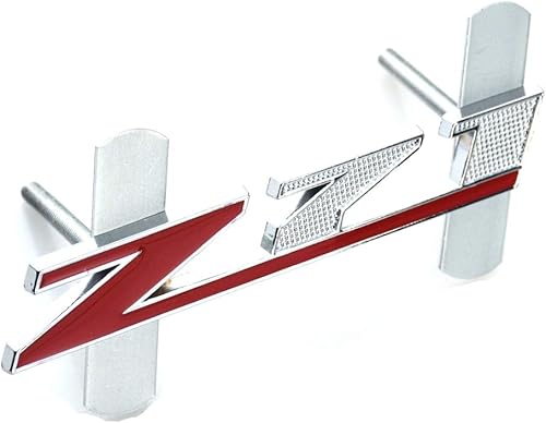 Miniatura 2 de Aimoll - 1 insignia de repuesto para parrilla Z71 para Gm Chevrolet Silverado Tahoe (cromo rojo)