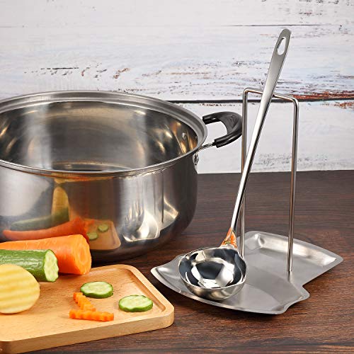Stainless Steel Canning Ladle Oil Soup Spoon Canning Ladle Pouring Rim Canning Ladle For Kitchen Cooking Tool, 2 Oz (1) #TOP3