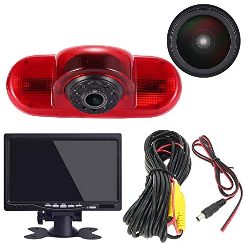 Caméra de frein avec écran LCD 7 pouces pour Renault Trafic II III et Nissan Primastar