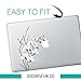 Produktbild decorsfuk.co Weiß Blumen  Mohn  Blumen MacBook Aufkleber Selbstklebendes Vinyl  Art Decor/Wanddekoration/Küche Aufkleber  MacBook Skins  Clear Vinyl