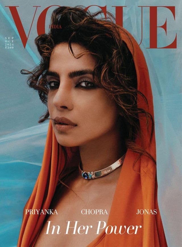 Vogue India Magazine, September October 2024 Issue, Priyanka Chopra Jonas Cover [Paperback] Vogue India Paperback – 28 August 2024