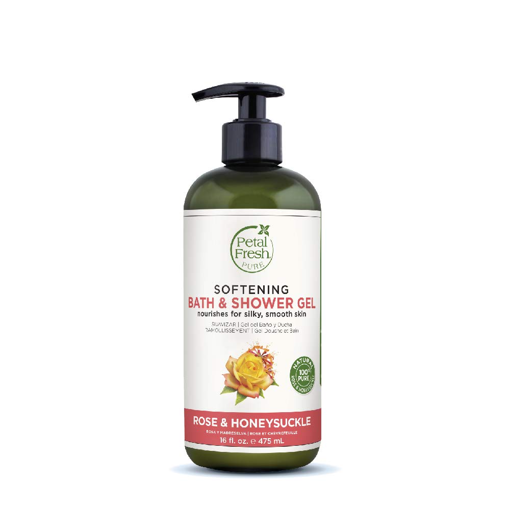 PETAL FRESHBio Creative Lab Bath and Shower Gel, Rose and Honeysuckle, 16 Ounce