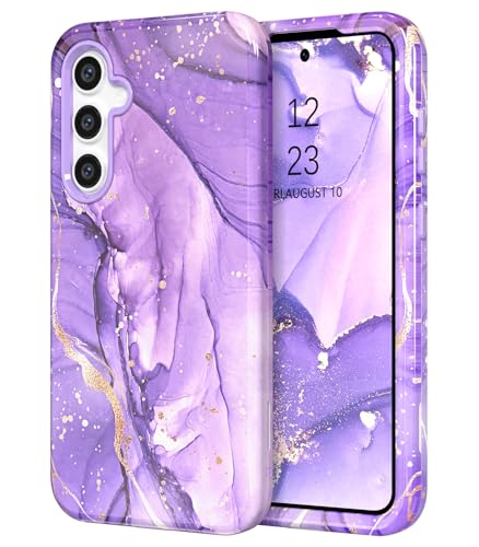 Coque Samsung S23 FE antichoc YINLAI 3 en 1 protection intégrale marbre