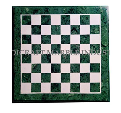 Amazon Com Green Marble Chess Board 18 X 18 Inch Marble Chess Board With Stone Inlay Chess Board For Lover Chess Players Shout Crossword Clue Handmade Products