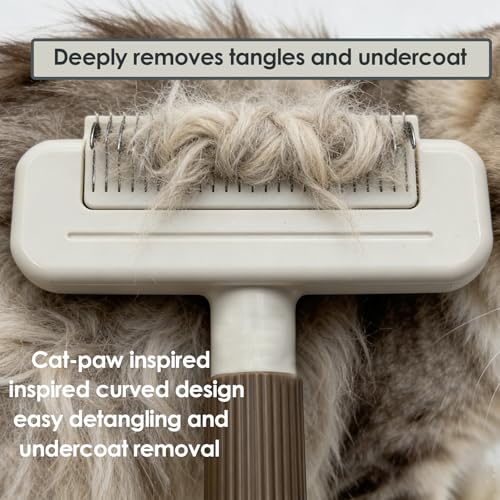 3-in-1 Pet Grooming Comb Dematting Brush, Shedding Undercoat Rake for Dogs - Image 4
