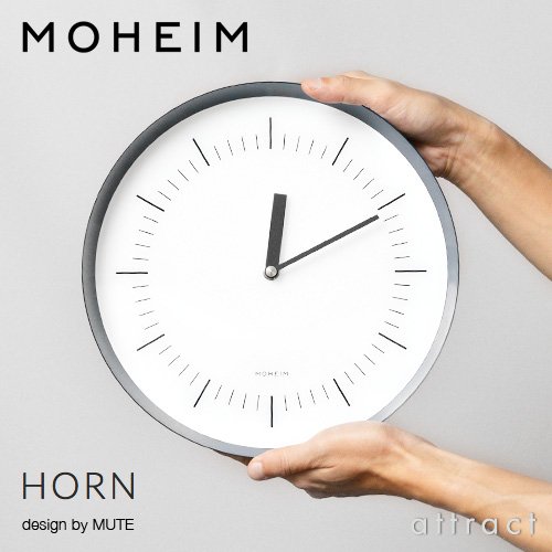 Amazon.co.jp: モヘイム MOHEIM ホルン HORN ウォールクロック 壁掛け