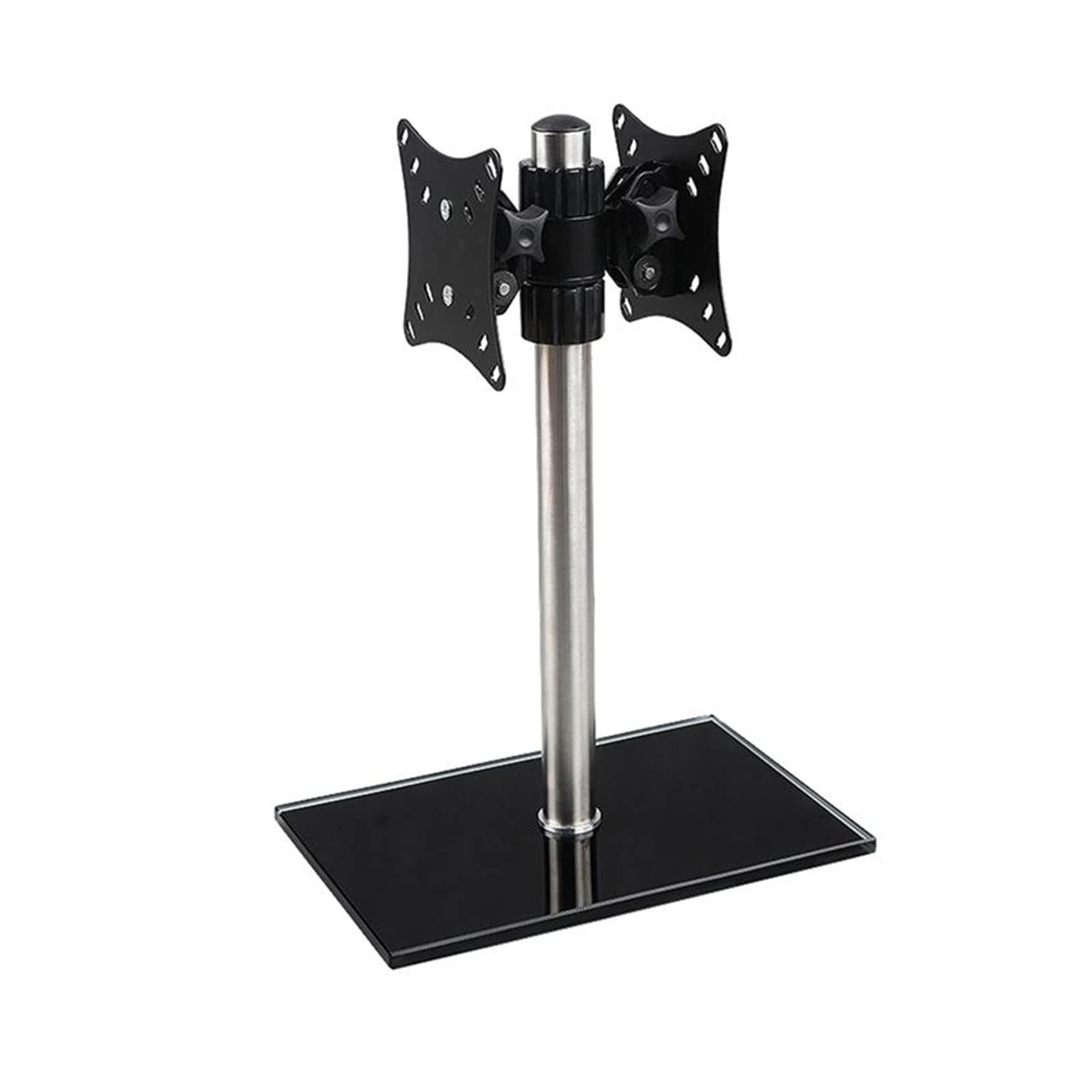 Cfwwsaq Dual Screen Monitor Arm, Monitor Desk Stand Single Dual Monitor Stand Height Adjustable Monitor Mount Holder Desktop Stand Single Screen Holder(Dual Screen)