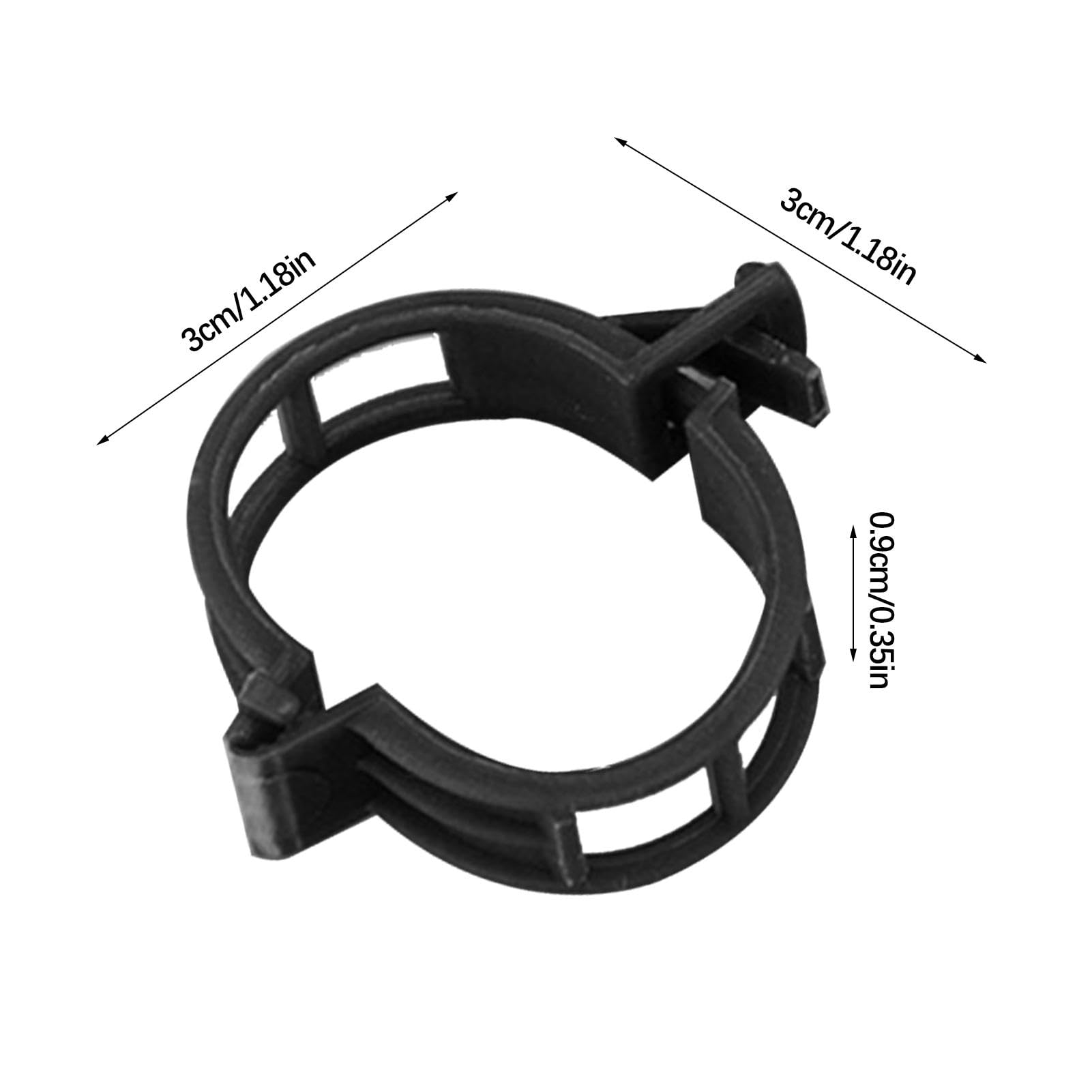 300 Clip Per Piante In Plastica Verde - Supporto Regolabile Per Pomodori, Viti, Fiori E Orto - Foto 8