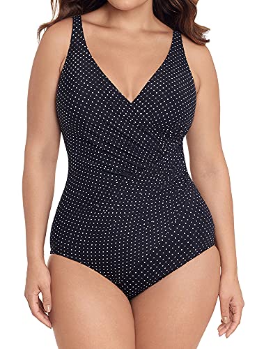 Miraclesuit Women's Plus Size Swimwear Must Haves Oceanus One Piece Swimsuit2