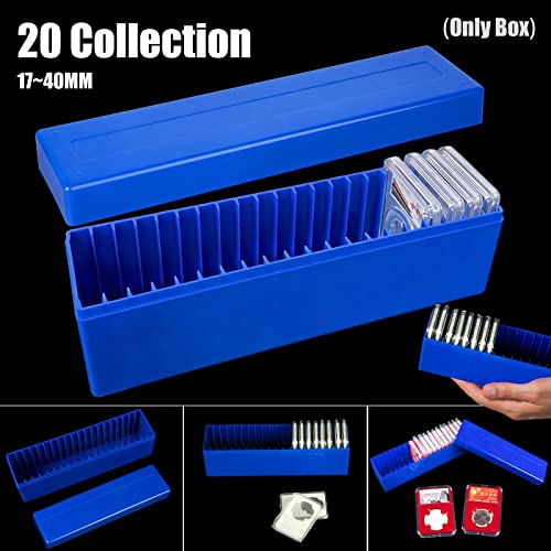 Caja de almacenamiento para monedas azul ZEZEFUFU miniatura 2